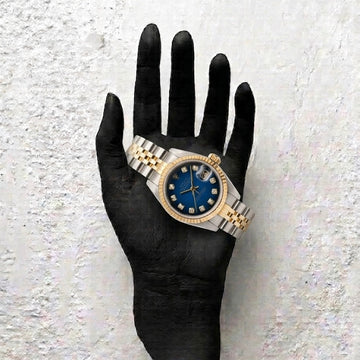 Rolex Datejust 26 – Two-Tone Blue Diamond Dial