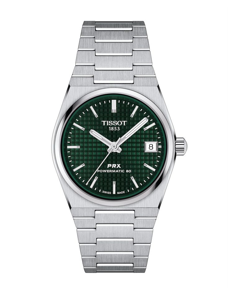 Tissot Premium Stainless Steel Watch – Green Dial
